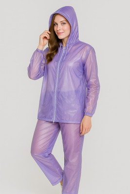 RR Traders Solid Women Raincoat