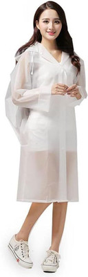 INFISPACE Solid Men & Women Raincoat