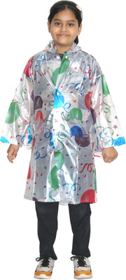 KETKAR Graphic Print Boys & Girls Raincoat