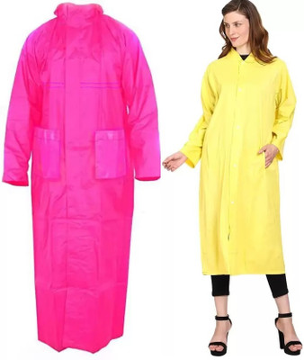Tritika Solid Women Raincoat