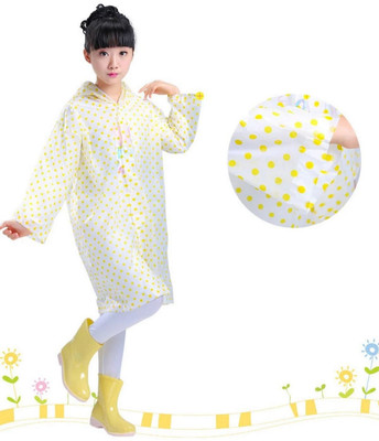 INFISPACE Polka Print Boys & Girls Raincoat