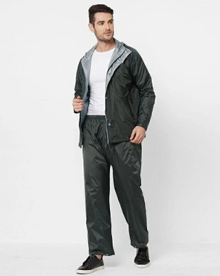 YOUTH ROBE Solid Men Raincoat