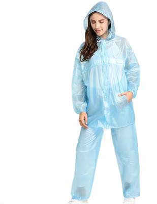 RR Traders Solid Women Raincoat