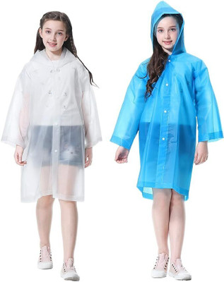 INFISPACE Solid Boys & Girls Raincoat