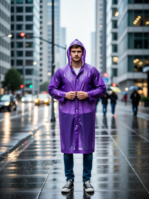 Paryag Solid Men & Women Raincoat