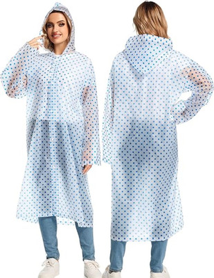 INFISPACE Polka Print Men & Women Raincoat