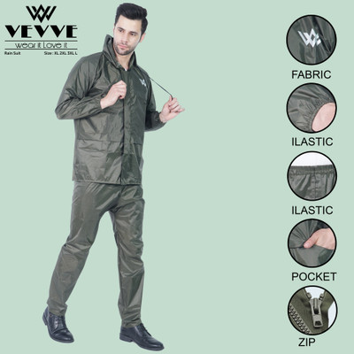 vevve Solid Men Rain Pant