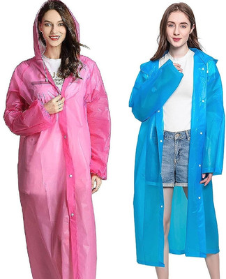INFISPACE Solid Men Raincoat
