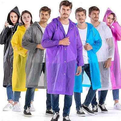 Solid Unisex Raincoat