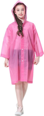 INFISPACE Solid Boys & Girls Raincoat