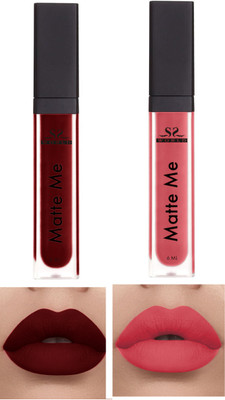 SSworld LIQUID MATTE LIPSTICK PACK OF 2(CHERRY_CANDY, 6 ml)