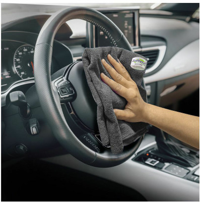 SHA Microfiber Vehicle Washing  Cloth(Pack Of 1, 350 GSM)