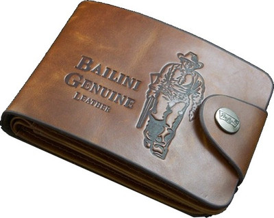 UNCOMMON Men Tan Artificial Leather Wallet(5 Card Slots)