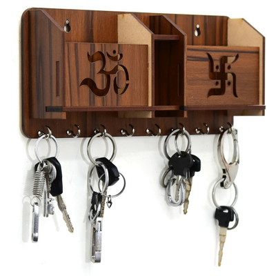 EvayEnterprise Wood Key Holder(8 Hooks)