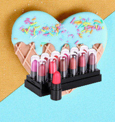PINNER CRAZY MATTE MINI LIPSTICK SET OF 12(Multicolor, 12.8 g)