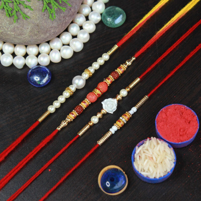 Ridansh Designer Ridhansh-pack of 1-3058 Mauli Thread Rakhi  Set(RAKHI SET OF 1)