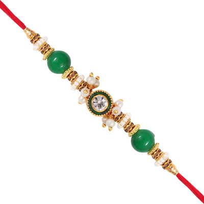 VIVASTRI Thread 1206RKG Assorted Rakhi  Set(1 Rakhi)