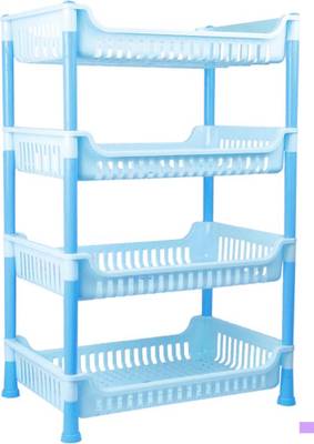 3D METRO SUPER STORE Plastic Kitchen Trolley