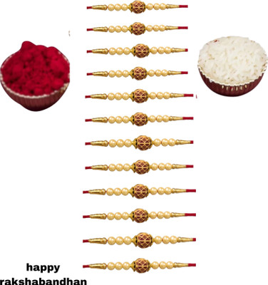 BHAVYA SALES Designer RKH95-N2 Assorted Rakhi  Set(12)