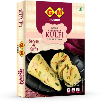 GM FOODS Keshar Pista Kulfi 100 Gram ( Pack Of 2) 200 g