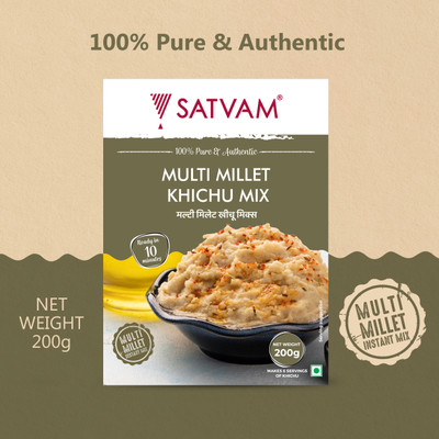 Satvam Multi Millet Khichu Instant Mix, 200 Grams 200 g