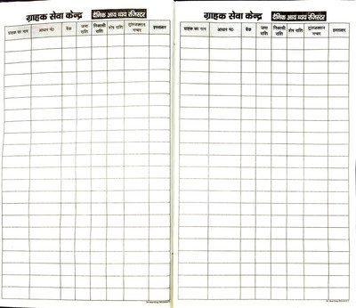Wwc CSC Banking Transaction Register Daily Cash Transaction Notebook Register for Banking 1-Part TRANSACTION REGISTER(1 Sets)