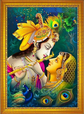 Diha Creation Radha Krishna Religious Frame