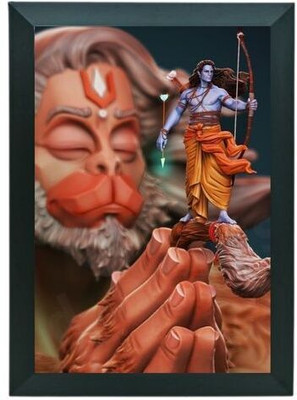 Diyansh Enterprises Hanuman Ji Religious Frame