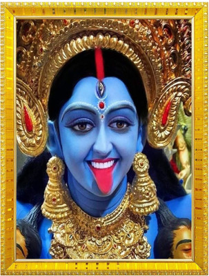 Nokkes Kali Devi Maa Mata Photo Frames Religious Photo frame 5X7 Inch Photo Frame _WE7 Religious Frame