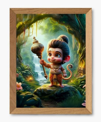 Diyansh Enterprises Hanuman Ji Religious Frame
