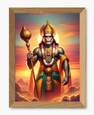 Diyansh Enterprises Hanuman Ji Religious Frame