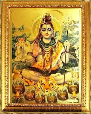 Diha Creation GOD SHIVA Religious Frame