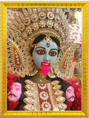 Nokkes Kali Devi Maa Mata Photo Frames Religious Photo frame 5X7 Inch Photo Frame _WE15 Religious Frame