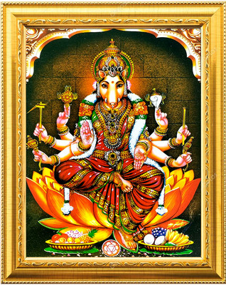 Sarvasiddhanta Arts Varahi Amman Devi photo Frame with Laminated(6 x 8 inches) Religious Frame