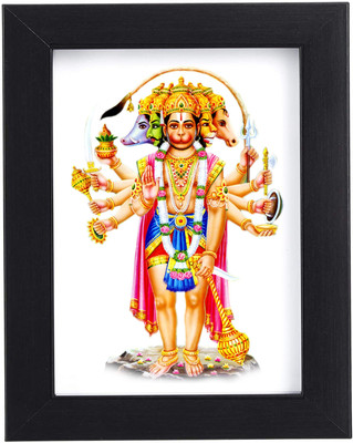 Diyansh Enterprises PANCHMUKHI HANUMAN JI Religious Frame