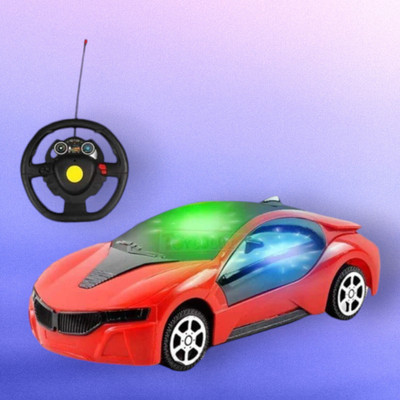Xcillince Toys 3D Fast Steering Remote Car (multicolour)_A43(Multicolor)