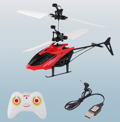 JOYWHIZ Playtime with Helicopter-Induction Flight for Indoor and Outdoor Flying Fun(Red)