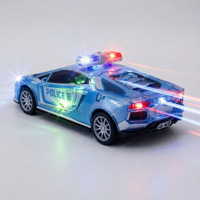 Smart Boy Police Car Music(Blue)