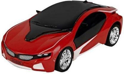planettoy New_Wireless Remote Control High Speed 3D Famous Car with Light_Car 59(Red)