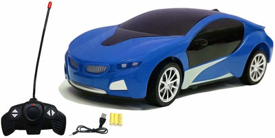 planettoy New_3D Remote Control Lightning Famous Car(Blue)