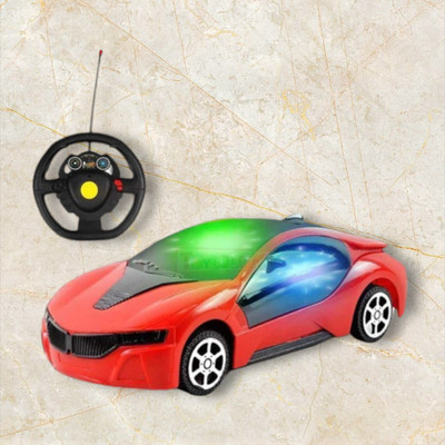 Xcillince Toys 3D Fast Steering Remote Car (multicolour)_A19(Multicolor)