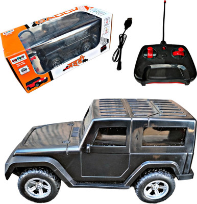 Toodles Presents- Rechargeable High Speed Thar Racing RC Car For Kids(Black)