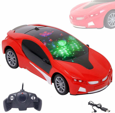 planettoy New_Wireless Remote Control High Speed 3D Famous Car with Light_Car 57(Multicolor)