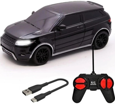 Xcillince Toys Remote Control Toy Car Electric Chargeable 3D Lightning(Black)