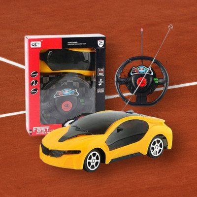 Xcillince Toys 3D Fast Steering Remote Car_A34(Multicolor)
