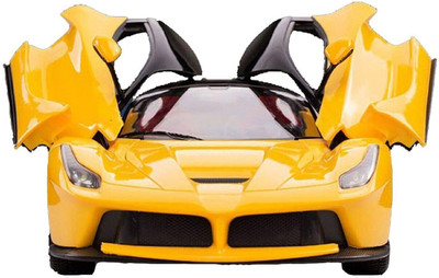BMT Rechargeable Ferrari Style Remote Control Car With Opening Doors_RC-Y28(Yellow)