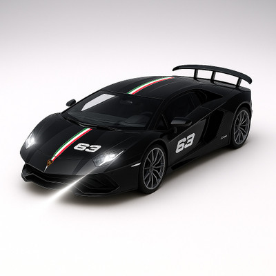 crezor toys 1:36 Scale Alloy Lamborghini Car Die-cast Metal Toy Pull Back and Light & Music(Random Color)