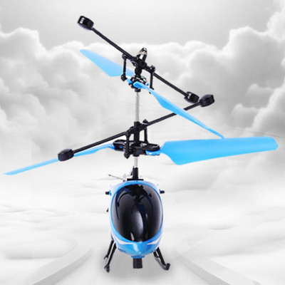 mayank & company Mini sensor Helicopter Aircraft Flashing Light TOY With Remote(Multicolor)