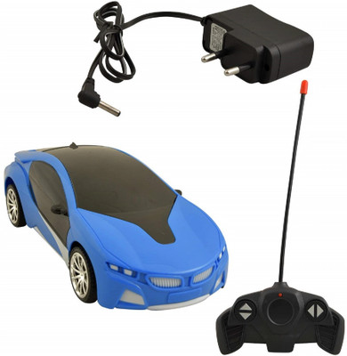 planettoy New_Wireless Remote Control High Speed 3D Famous Car with Light_Car 66(Blue, Black)