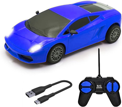 BBG New_High Speed 1:24 Scale Rechargeable Remote Car for Kids(Multicolor)